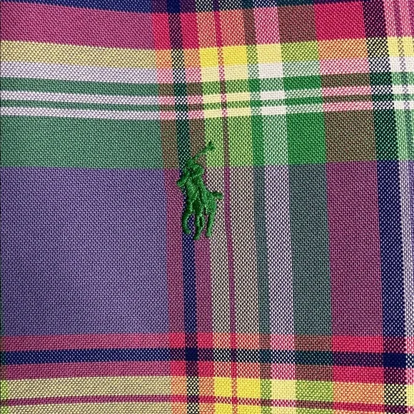 Ralph Lauren Purple Plaid Men's Shirt - Picture 3 of 6